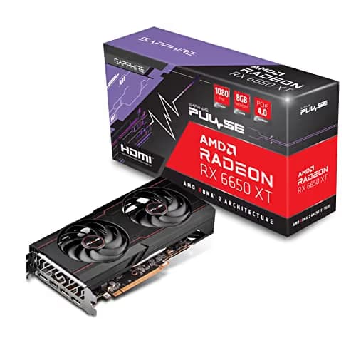 Sapphire PULSE Radeon RX 6650 XT 8GB GDDR6 Red / Black main image
