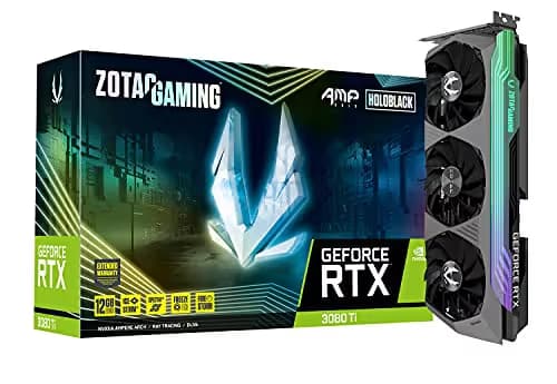Zotac GAMING AMP Holo GeForce RTX 3080 Ti 12GB GDDR6X Black / Silver image