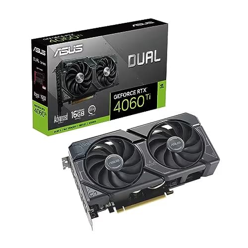 Asus DUAL Advanced GeForce RTX 4060 Ti 16GB GDDR6 Black image