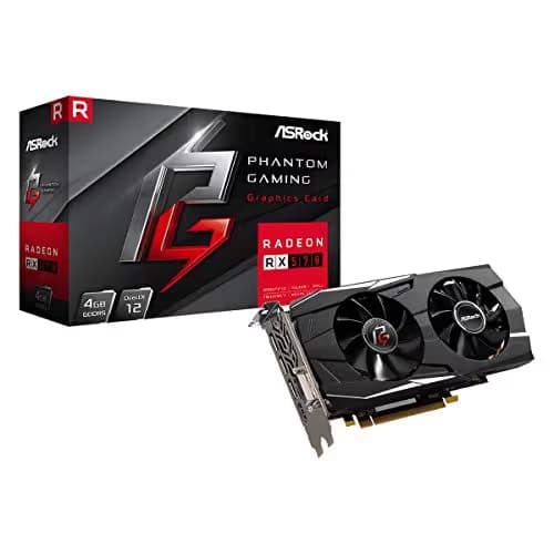 ASRock Phantom Gaming D Radeon RX 570 8GB GDDR5 Black image