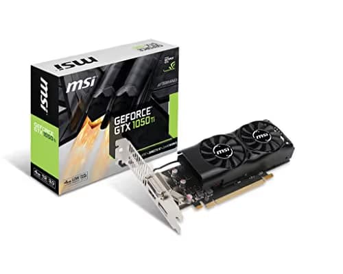 MSI LP GeForce GTX 1050 Ti 4GB GDDR5 Black / White image
