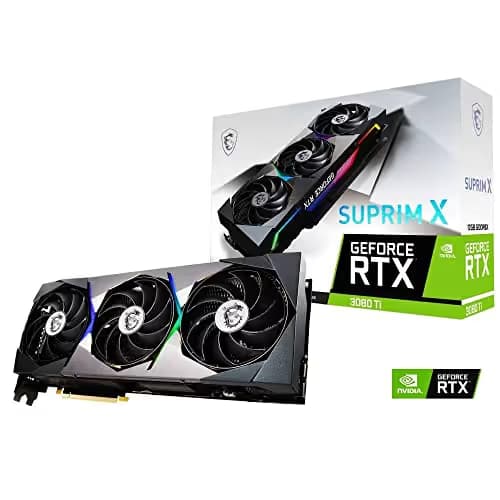 MSI SUPRIM X GeForce RTX 3080 Ti 12GB GDDR6X Black / Silver image