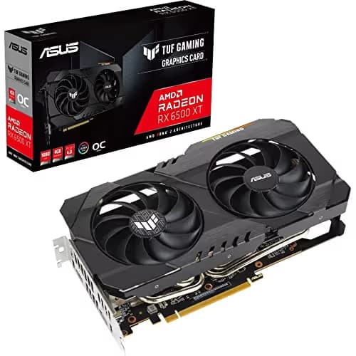 Asus TUF GAMING OC Radeon RX 6500 XT 4GB GDDR6 Black image