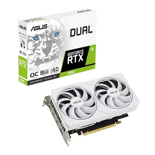 Asus DUAL OC GeForce RTX 3060 8GB GDDR6 White main image