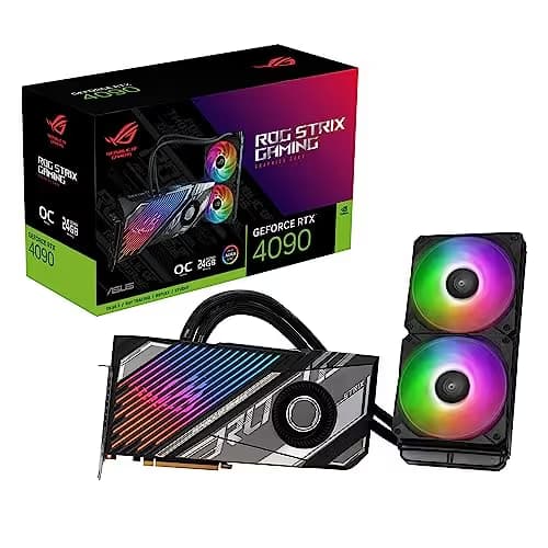 Asus ROG STRIX LC GAMING OC GeForce RTX 4090 24GB GDDR6X Black / Silver image
