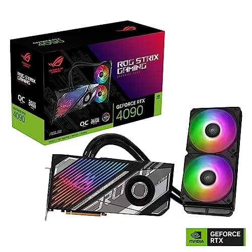 Asus ROG STRIX LC GAMING OC GeForce RTX 4090 24GB GDDR6X Black / Silver image
