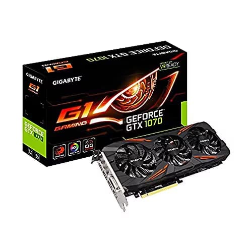 GIGABYTE GeForce GTX 1070 G1 Gaming 8G (Rev. 1.0) GDDR5 image