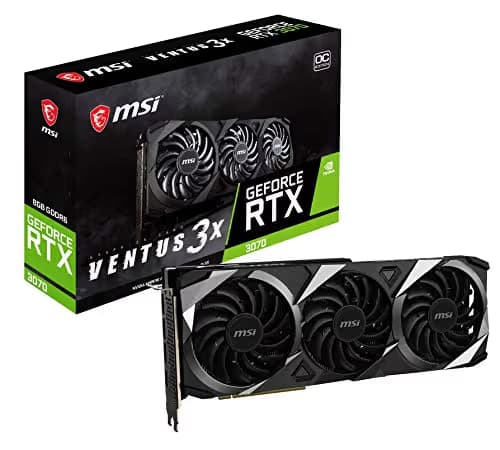 MSI GeForce RTX 3070 LHR GeForce RTX 3070 LHR Black 8GB GDDR6 main image