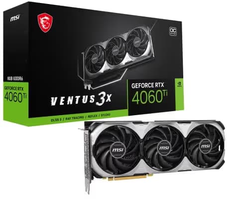 MSI VENTUS 3X OC GeForce RTX 4060 Ti 8 GB image