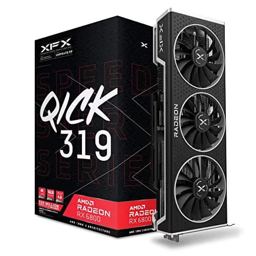 XFX Speedster QICK 319 Radeon RX 6800 16GB GDDR6 Black image