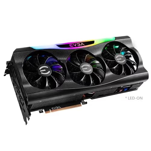 EVGA FTW3 ULTRA GAMING LHR GeForce RTX 3080 10GB LHR 10GB GDDR6X Black image