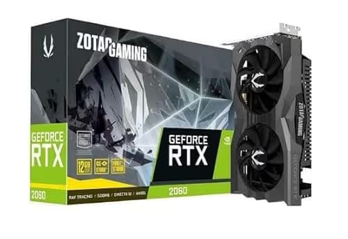 Zotac GAMING Twin Fan GeForce RTX 2060 12GB GDDR6 Gray image