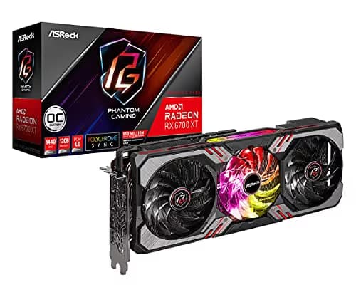 ASRock Radeon RX 6700 XT PGD 12GB GDDR6 Silver / Black main image