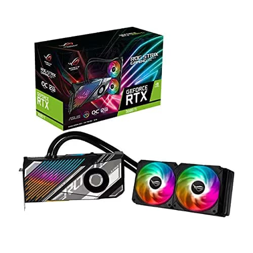 Asus ROG STRIX LC GAMING OC GeForce RTX 3080 Ti 12GB GDDR6X Black / Silver image