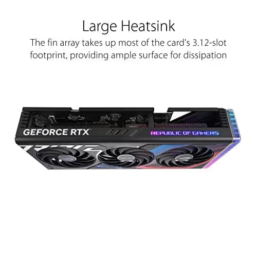 Asus ROG STRIX GAMING OC GeForce RTX 4070 12GB GDDR6X Black / Red image