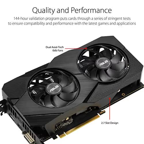 Asus DUAL EVO OC GeForce GTX 1660 SUPER 6GB GDDR6 Black image