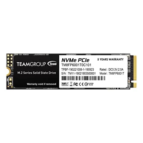 TEAMGROUP MP33 1TB M.2-2280 SSD PCIe 3.0 x4 NVMe image