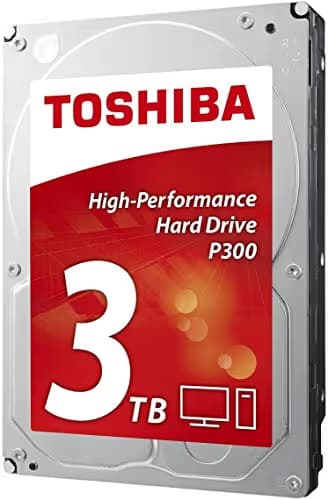 Toshiba P300 3TB HDD 7200RPM 3.5" SATA 6.0 Gb/s Internal image