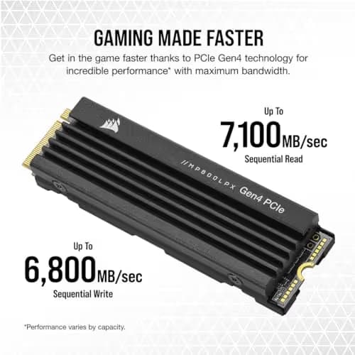 Corsair MP600 PRO LPX 1TB SSD M.2-2280 PCIe 4.0 X4 NVMe image