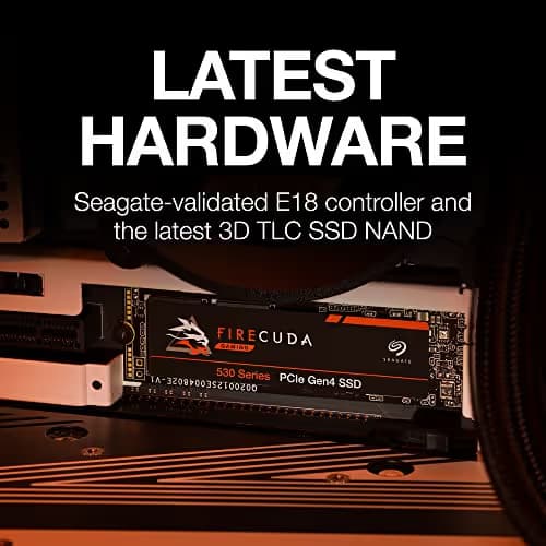 Seagate FireCuda 530 4TB SSD M.2-2280 PCIe 4.0 X4 NVMe image
