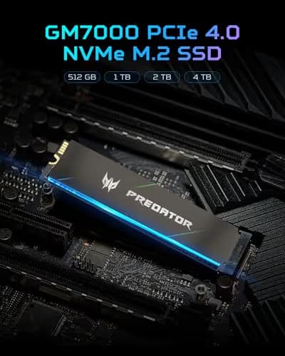 Acer Predator GM7000 1TB M.2-2280 SSD PCIe 4.0 X4 NVMe image