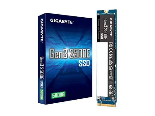 Gigabyte Gen3 2500E 500GB SSD M.2 PCIe 3.0 NVMe image