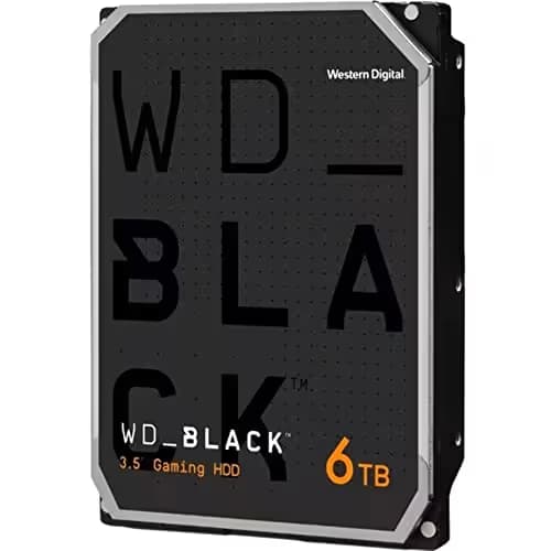 Western Digital WD_BLACK 6TB 3.5" HDD 7200RPM SATA 6.0 Gb/s image