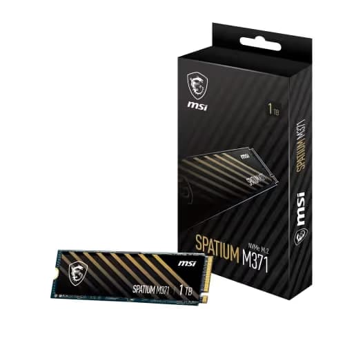 MSI SPATIUM M371 1TB SSD M.2-2280 PCIe 3.0 NVMe image