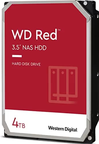 Western Digital Red 4TB 3.5" HDD 5400RPM SATA 6.0 Gb/s Internal image
