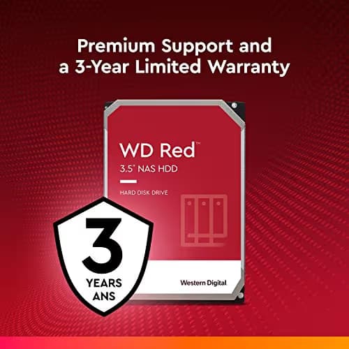 Western Digital Red 3TB HDD 3.5" 5400RPM SATA image