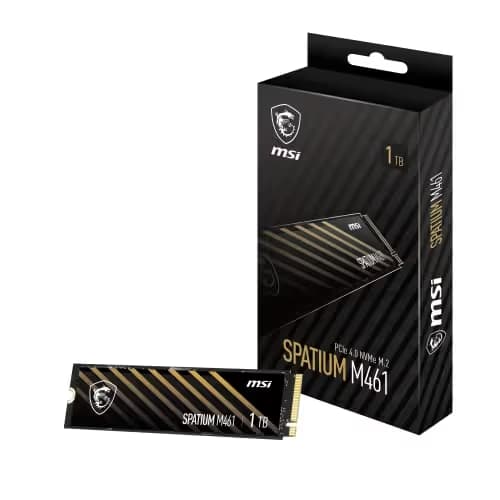 MSI SPATIUM M461 1TB SSD M.2-2280 PCIe 4.0 x4 NVMe main image