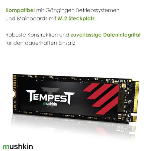 Mushkin Tempest 2TB M.2-2280 SSD PCIe 3.0 X4 NVMe image