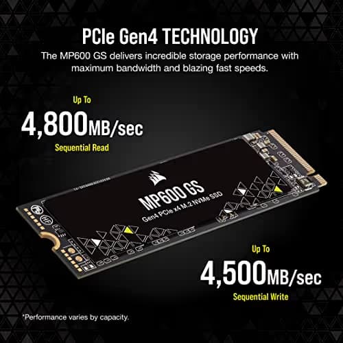 Corsair MP600 GS 2TB SSD M.2-2280 PCIe 4.0 x4 NVMe image