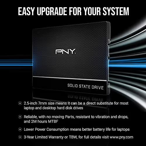 PNY CS900 500GB SSD 2.5" SATA 6.0 Gb/s image