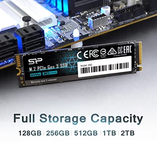 Silicon Power A60 2TB M.2 SSD PCIe 3.0 NVMe image