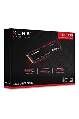 PNY XLR8 CS3030 500GB SSD M.2-2280 PCIe 3.0 x4 NVMe main image