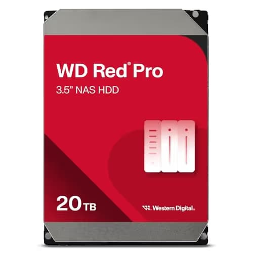 Western Digital Red Pro 20TB HDD 3.5" 7200RPM SATA image