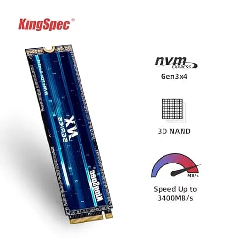 KingSpec NX-2280 512GB SSD M.2 PCIe 3.0 NVMe image