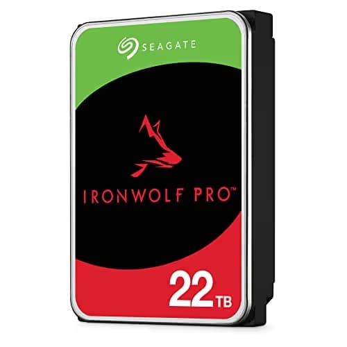 Seagate IronWolf Pro NAS 22TB 3.5" HDD 7200RPM SATA 6.0 Gb/s Internal image