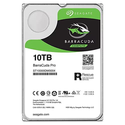 Seagate BarraCuda Pro 10TB 3.5" HDD 7200RPM SATA Internal image