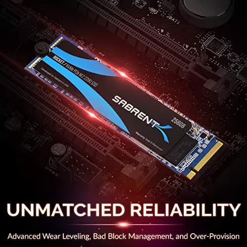 Sabrent Rocket 256GB SSD M.2-2280 PCIe 3.0 x4 NVMe image