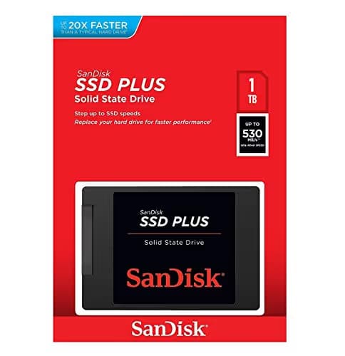 SanDisk SSD PLUS 1TB SSD 2.5" SATA 6.0 Gb/s image