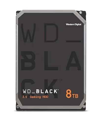 Western Digital WD_BLACK 8TB HDD 7200RPM 3.5" SATA 6.0 Gb/s Internal image