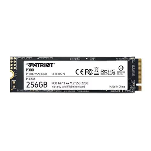 Patriot P300 256GB SSD M.2-2280 PCIe 3.0 X4 NVMe main image