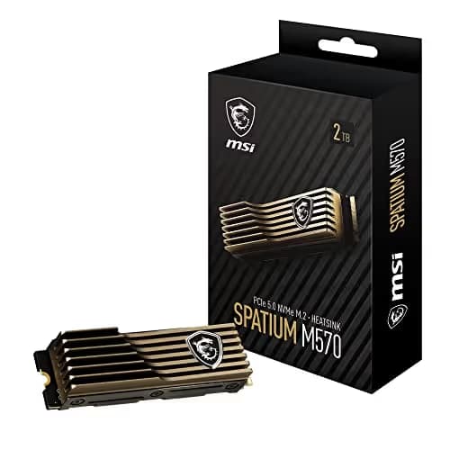 MSI SPATIUM M570 HS 2TB SSD M.2 PCIe 5.0 NVMe image