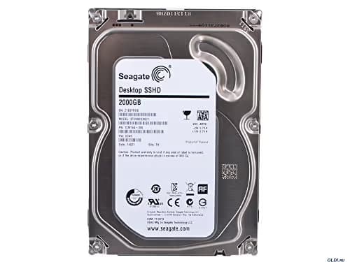 Seagate ST2000DX001 2TB Hybrid HDD 3.5" 7200RPM SATA image