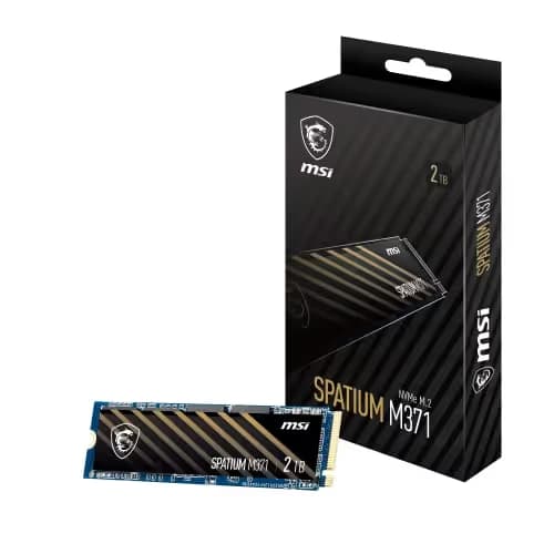 MSI SPATIUM M371 2TB SSD M.2-2280 PCIe 3.0 x4 NVMe main image