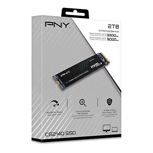 PNY CS2140 2TB SSD M.2-2280 PCIe 4.0 x4 NVMe image