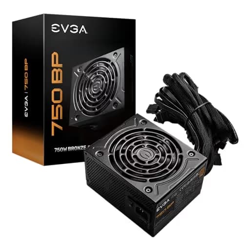 EVGA 750 BP Black 750W Non-Modular 80+ Bronze Certified ATX image