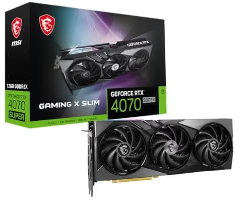 MSI GAMING X SLIM GeForce RTX 4070 SUPER 12GB GDDR6X main image